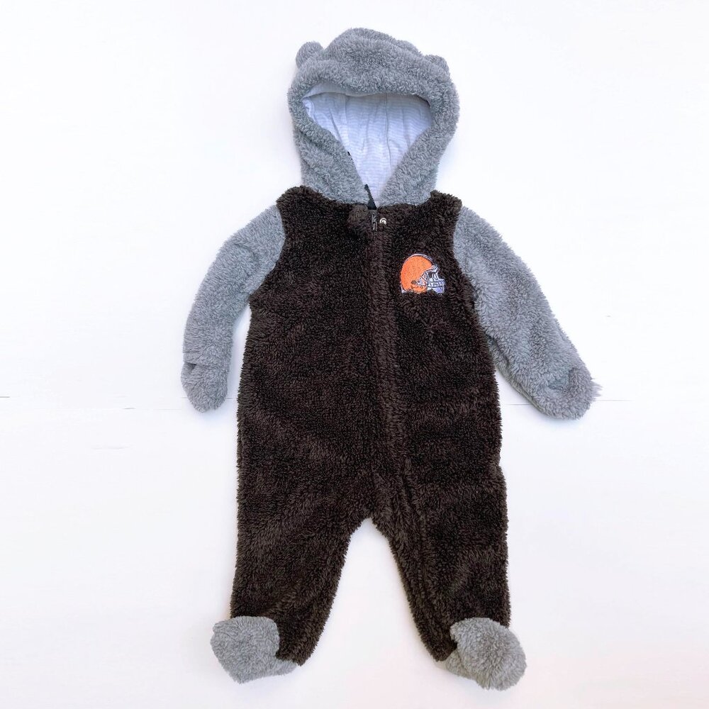 CLEVELAND BROWNS Game Nap Teddy Sleeper, 6-9 months